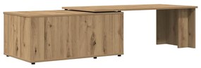 vidaXL Τραπεζάκι σαλονιού Artisan Oak 150x50x35 cm Κατασκευασμένο ξύλο