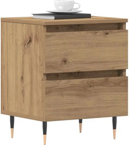 vidaXL Κομοδίνο Artisan Oak 40 x 35 x 50 εκ. Επεξεργασμένο ξύλο