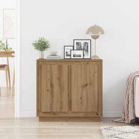 vidaXL Σιφωνάς Artisan Oak 80x34x75 εκ. Κατασκευασμένο ξύλο