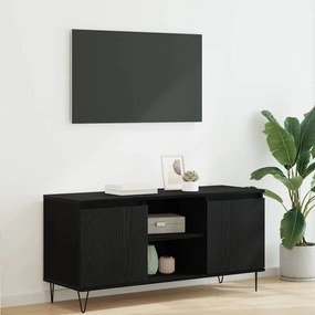 vidaXL Ντουλάπι TV Μαύρη Οξυά 104 x 35 x 50 εκ. Επεξεργασμένο ξύλο