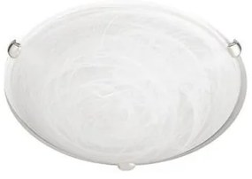 Πλαφονιέρα οροφής ELECTRA γυάλινη αλαβάστρινη λευκή Viokef-3913000 3913000