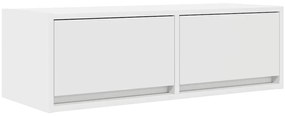 vidaXL Έπιπλο Τηλεόρασης Λευκό 80x31x25,5 εκ. Επεξεργασμένο Ξύλο