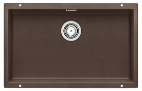 Blanco Subline-U 700-U Coffee SILGRANIT™ PuraDur™ Γρανιτένιος Νεροχύτης Υποκαθήμενος με 1 Γούρνα 73x46 cm