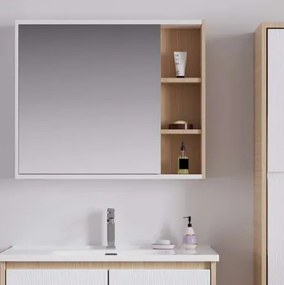 Καθρέφτης VERA 80cm χρ. WHITE/SONOMA κωδ. 3MVER080WHS