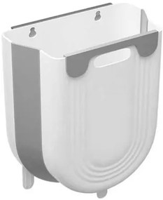Πτυσσόμενος κάδος απορριμμάτων CLN-0053, 7L, 21.5x11x20cm, γκρι