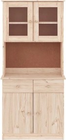 vidaXL Ντουλάπι ALTA 77 x 35 x 165 εκ. από Μασίφ Ξύλο Πεύκου