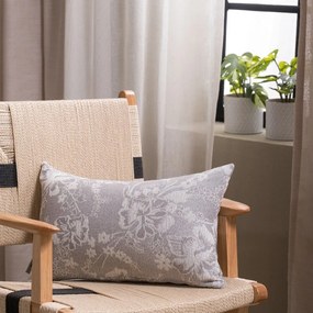 Μαξιλάρι Διακοσμητικό (Με Γέμιση) Varese 03 Grey Teoran 30X50 Βαμβάκι-Πολυέστερ