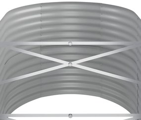 vidaXL Ζαρντινιέρα Καφέ 440x80x68 εκ. Γαλβανισμένος χάλυβας