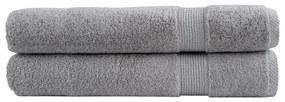 Πετσέτες Premium SOLUND 2 Τεμ. Γκρι 100x200 εκ. 600 γρ/μ²