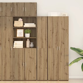 vidaXL Υψηλό ντουλάπι Καρυδιά 30x42.5x185 εκ. Επεξεργασμένο Ξύλο