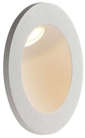 Φωτιστικό Τοίχου - Απλίκα Χωνευτή Onyx INC-ONYx-R1 BCO 2W Led Φ9cm 4cm White Intec
