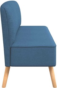 vidaXL Καναπές Μπλε 117 x 55,5 x 77 εκ. Υφασμάτινος