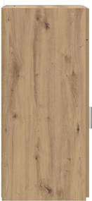 vidaXL Πλαϊνό γραφείο με συρτάρι artisan δρυς 45 x 42,5 x 93 εκ.