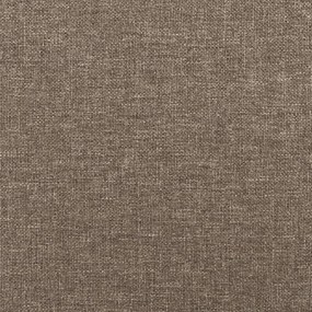 Κρεβάτι Boxspring με Στρώμα Taupe 120x190 εκ. Υφασμάτινο 3270359