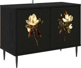 vidaXL Ντουλάπι TV BREMEN 69 x 33 x 50,5 εκ. Μαύρη Δρυς