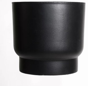 Supergreens Κασπώ Τερακότα "Riva" Στρογγυλό Μαύρο 26x26x23 εκ.