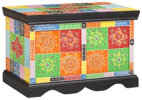vidaXL Κουτί Αποθήκευσης 60x40x40 εκ. Από Στερεό Ξύλο Μάνγκο