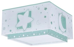 Παιδικό Φωτιστικό Πλαφονιέρα Ango Moonlight Green 63236 H