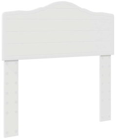 vidaXL Σκελετός Κρεβατιού Λευκό 90 x 200 cm Στερεά ξυλεία πεύκου