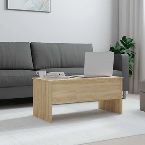 vidaXL Τραπεζάκι Σαλονιού Sonoma Δρυς 102x50,5x46,5 εκ. Επεξεργ. Ξύλο