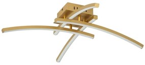 Φωτιστικό Οροφής - Πλαφονιέρα 77-8172 Led 65-4 Xena Brushed Gold Homelighting Aluminum,Acrylic