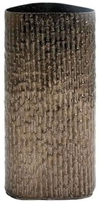 Βάζο Μεταλλικό 939-124-045 12x12x25cm Silver Metal