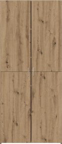 vidaXL Highboard 2 pcs Artisan Oak 80 x 42 x 185 εκ