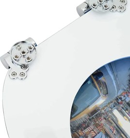 vidaXL Μαλακή κλειστή λεκάνη Πολύχρωμο 44 x 38 εκ. Πίνακας MDF