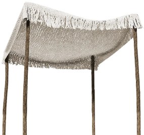 Δίχτυ σκίασης Roof  μακραμέ μπεζ 4x4m