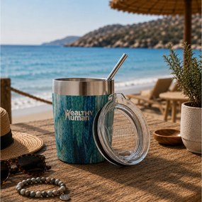 Ποτήρι Θερμός Healthy Human - 354ml - Μπλε