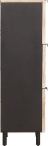 vidaXL Highboard Λευκό Φινίρισμα Καθαρισμού 40 x 33 x 110 εκ