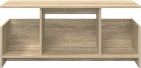 vidaXL Βάση TV Δρύς Sonoma 102 x 35 x 45 εκ. Επεξεργασμένο ξύλο
