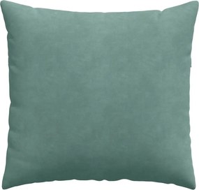 vidaXL Μαξιλάρι Καναπέ 2 pcs Θαλασσί 45 x 45 cm Υφασμάτινο Κορντουρά
