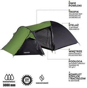 Σκηνή Camping NC6012 TREKKER NILS CAMP 4 Ατόμων