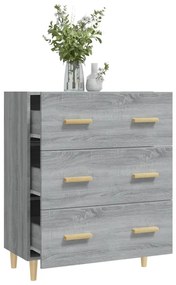 vidaXL Ντουλάπι Γκρι Sonoma 70 x 34 x 90 εκ. από Επεξεργασμένο Ξύλο