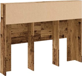 vidaXL Ντουλάπι κεφαλάρι Παλιό ξύλο 140x19x103,5 cm