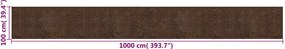 vidaXL Ρολό Φελλού Καφέ 100 x 1000 cm Φελλός και Καουτσούκ