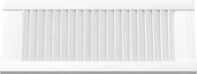 vidaXL Πόρτα ντουλαπιού Louvred Design Λευκό 61,5x29,5 cm