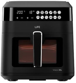 Life Vision XL Air Fryer 6.3lt Μαύρο
