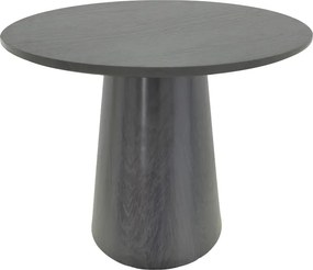 Tραπέζι Donda pakoworld mdf μαύρο Φ100x76εκ