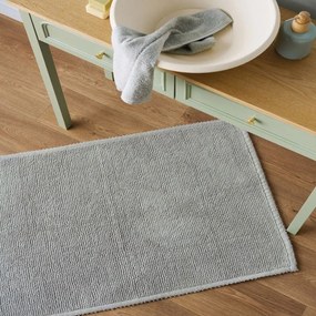 Πατάκι Μπάνιου Gerardo 22 Grey Kentia 60Χ90 100% Βαμβάκι