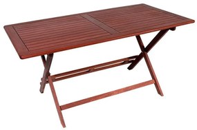 Τραπέζι Παραλ/μο 203471 Brown/Red 80χ150χ75cm