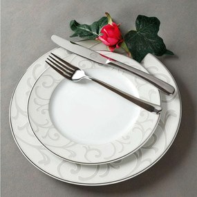 Σερβίτσιο Πιάτα Φαγητού Loren (Σετ 20Τμχ) 24.268.40 Beige-Multi Cryspo Trio 20 τμχ Porcelain