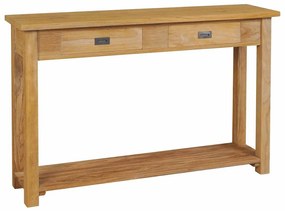 vidaXL Τραπέζι Κονσόλα 120 x 30 x 80 εκ. από Μασίφ Ξύλο Teak