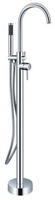 KARAG ARTEMIS Επιδαπέδια μπαταρία λουτρού ARTEMIS Cromo S12323 KARAG KARAG-5206836016191