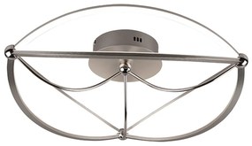 Φωτιστικό Οροφής Trio Lighting Charivari 621290107 Νίκελ Ματ