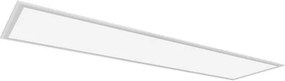 Led panel λευκό παραλληλόγραμμο 48W 230V AC θερμό λευκό φως 3000k 4600lm 295X1195X32mm