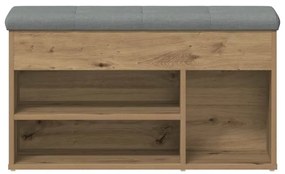 vidaXL Πάγκος παπουτσιών  Artisan Oak 82x32x45,5 cm Κατασκευασμένο ξύλο
