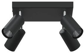 vidaXL Σποτ οροφής Μαύρο 26 x 26 x 16.5 εκ Ατσάλι