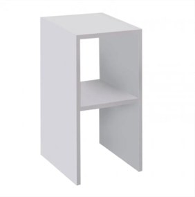 Κομοδίνο Deseo pakoworld σε λευκή απόχρωση 30x30x60εκ